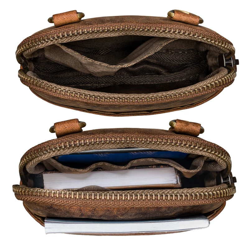 "Loki" Brustbeutel Leder Handytasche