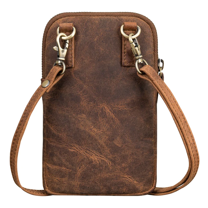 "Loki" Brustbeutel Leder Handytasche