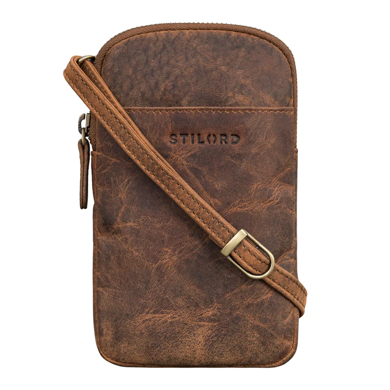 "Loki" Brustbeutel Leder Handytasche