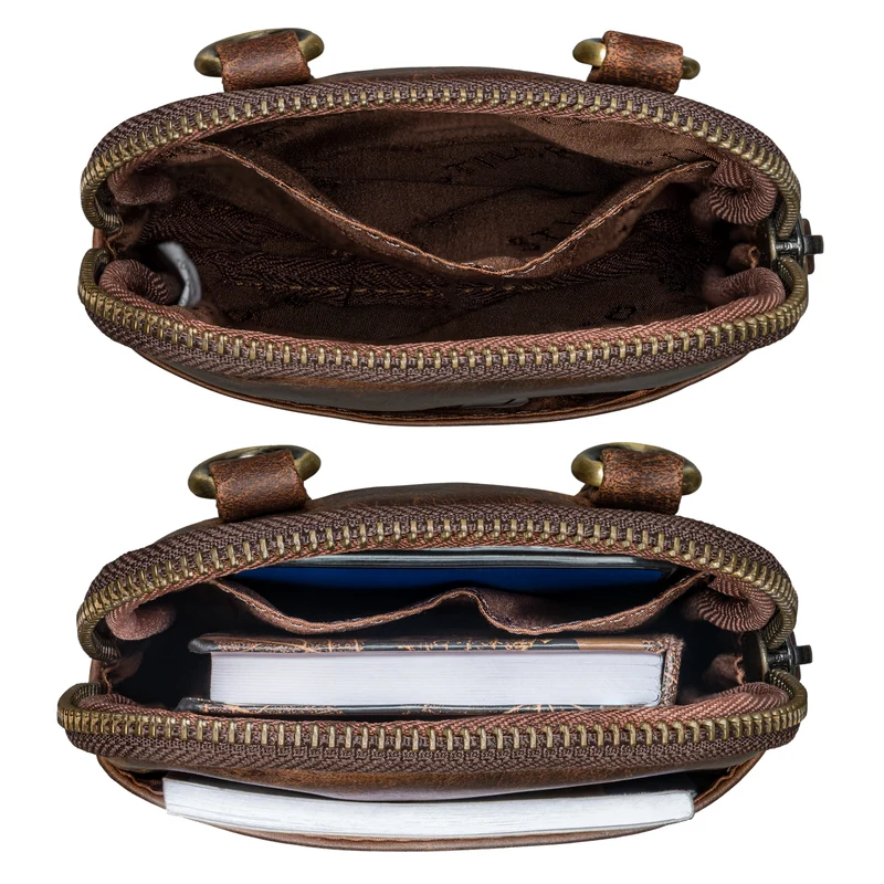 "Loki" Brustbeutel Leder Handytasche