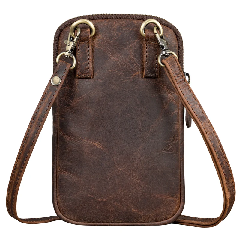 "Loki" Brustbeutel Leder Handytasche
