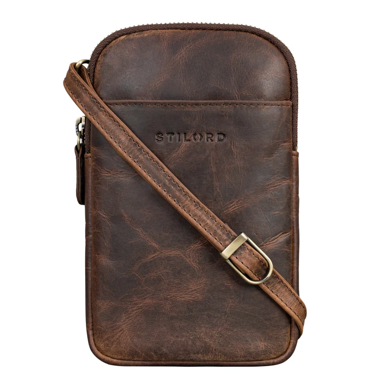"Loki" Brustbeutel Leder Handytasche