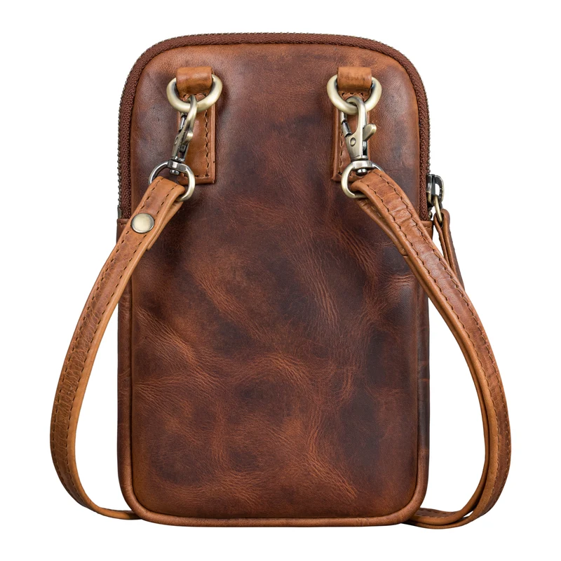 "Loki" Brustbeutel Leder Handytasche