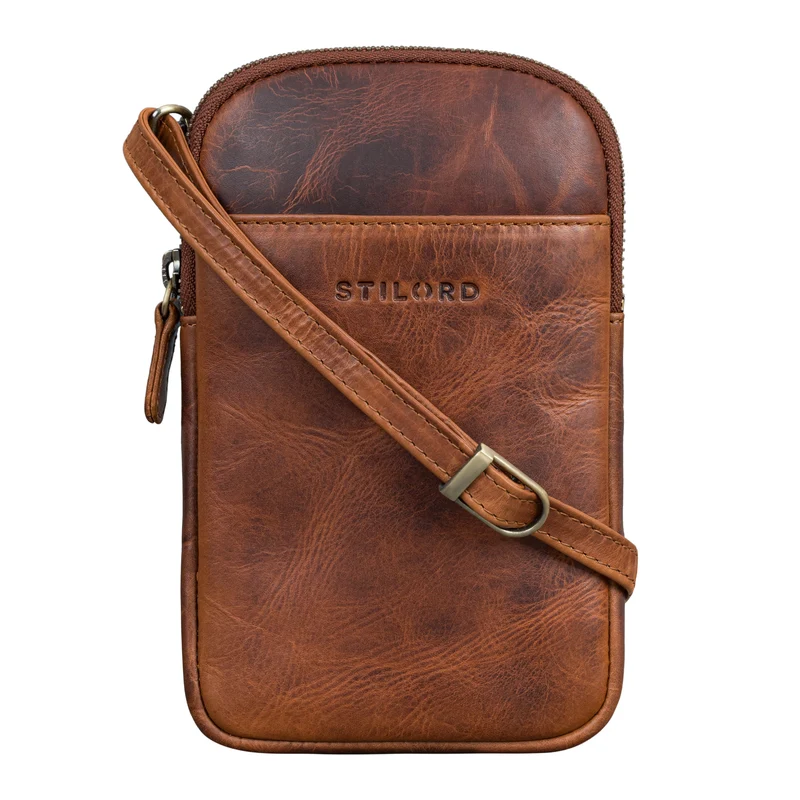 "Loki" Brustbeutel Leder Handytasche