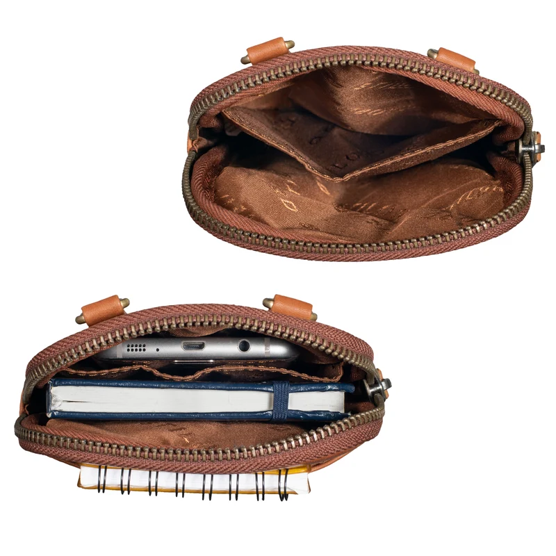 "Loki" Brustbeutel Leder Handytasche
