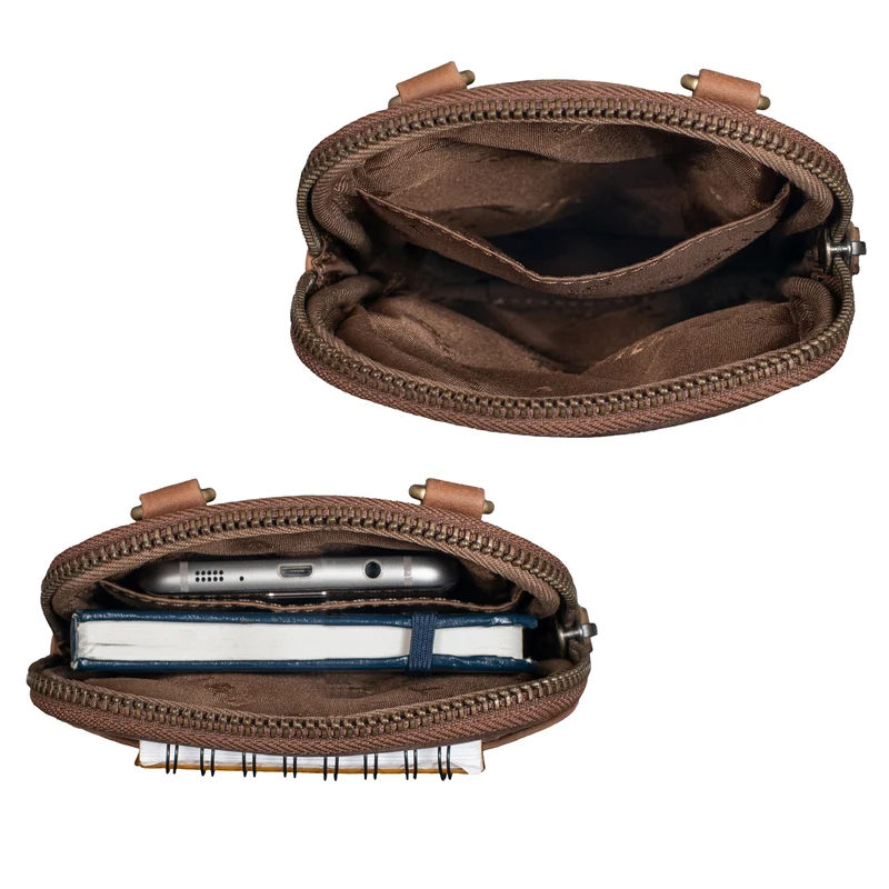 "Loki" Brustbeutel Leder Handytasche