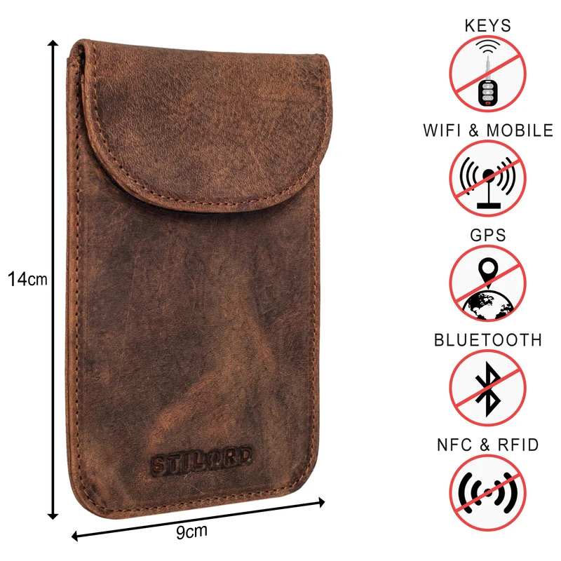 "Savior" Keyless Go Schutz Leder