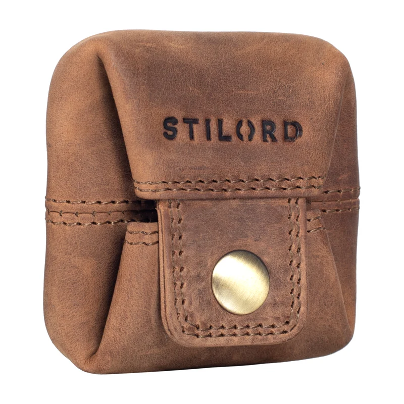 STILORD "Claron" Kleingeldbörse Leder Klein