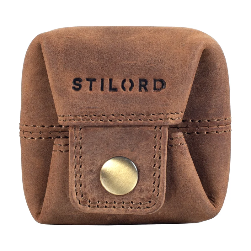 STILORD "Claron" Kleingeldbörse Leder Klein