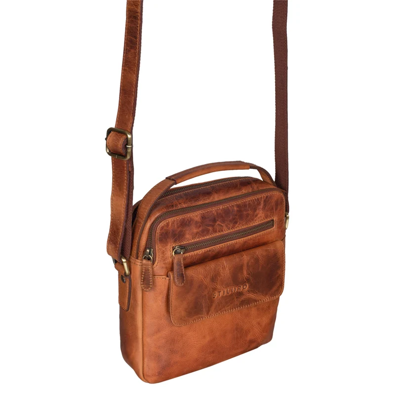 "Mio" Herrentasche Leder Klein