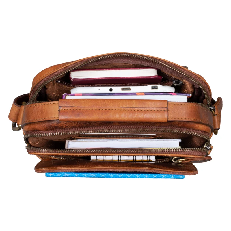 "Mio" Herrentasche Leder Klein