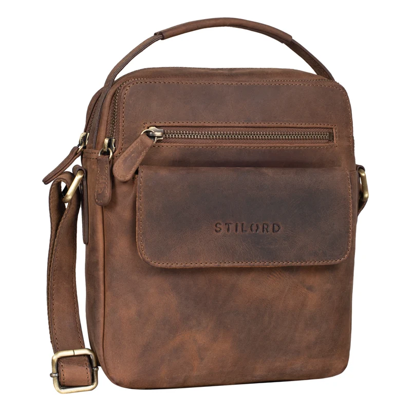 "Mio" Herrentasche Leder Klein