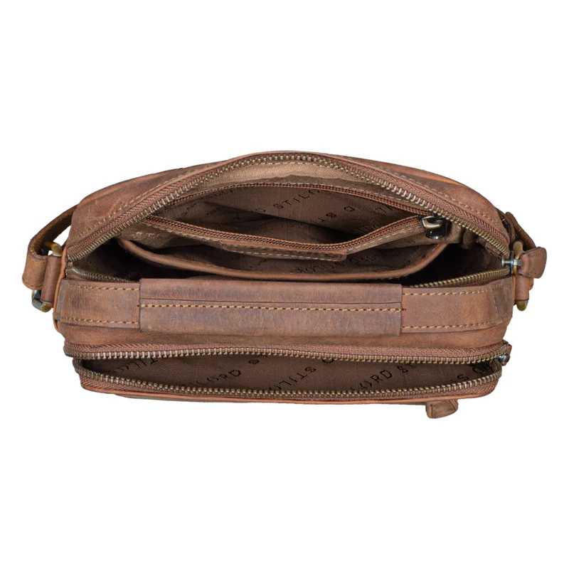 "Mio" Herrentasche Leder Klein