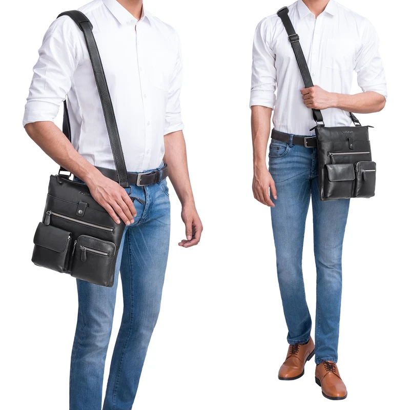 "Jess" Vintage Umhängetasche Leder
