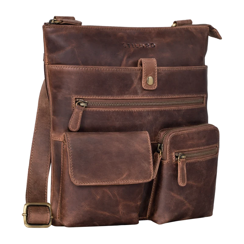 "Jess" Vintage Umhängetasche Leder