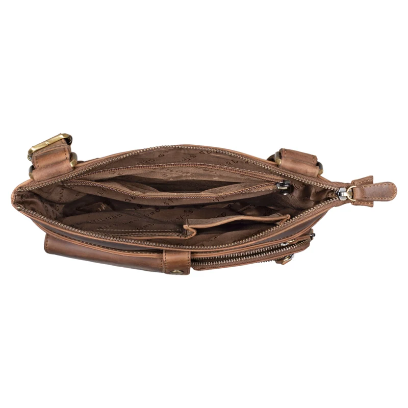 "Jess" Vintage Umhängetasche Leder