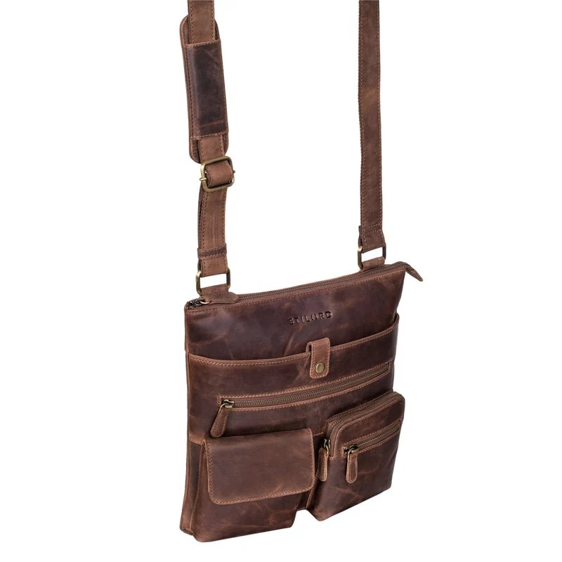 "Jess" Vintage Umhängetasche Leder