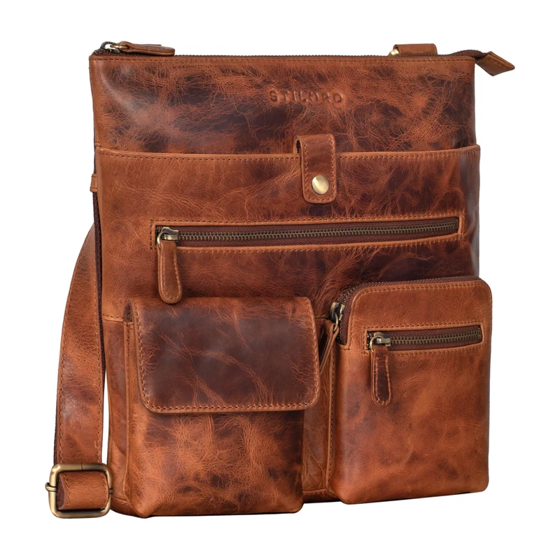 "Jess" Vintage Umhängetasche Leder
