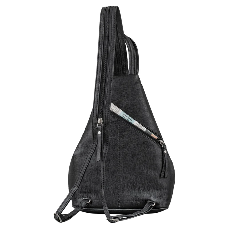"Lyanna" Sling Bag Damen Crossbody Rucksack 2-in-1 Leder