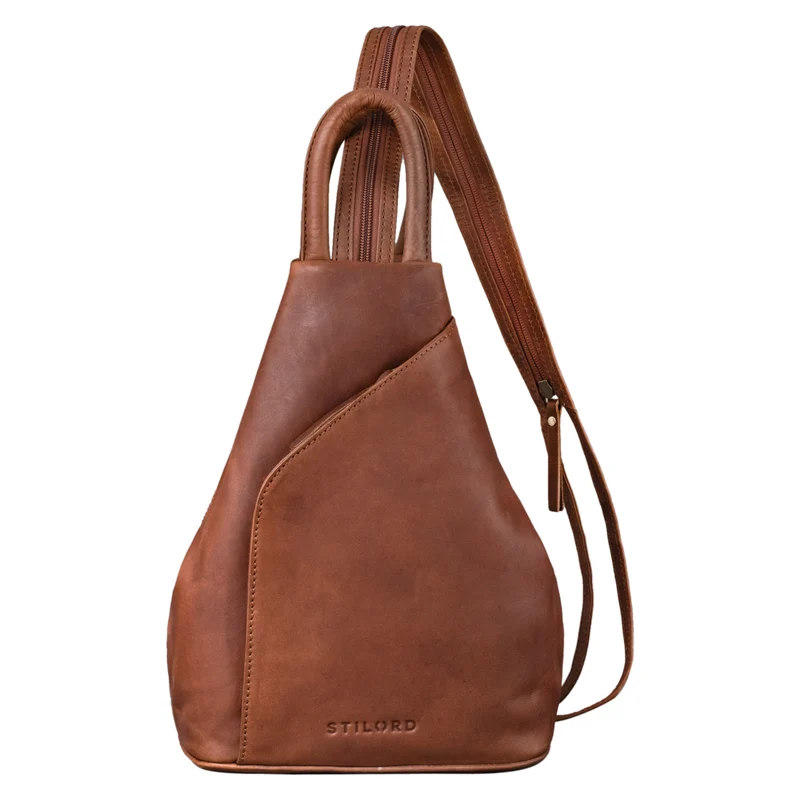 "Lyanna" Sling Bag Damen Crossbody Rucksack 2-in-1 Leder