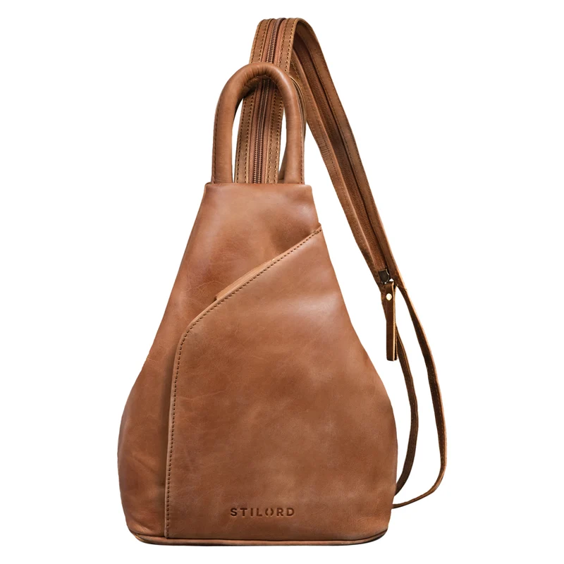 "Lyanna" Sling Bag Damen Crossbody Rucksack 2-in-1 Leder