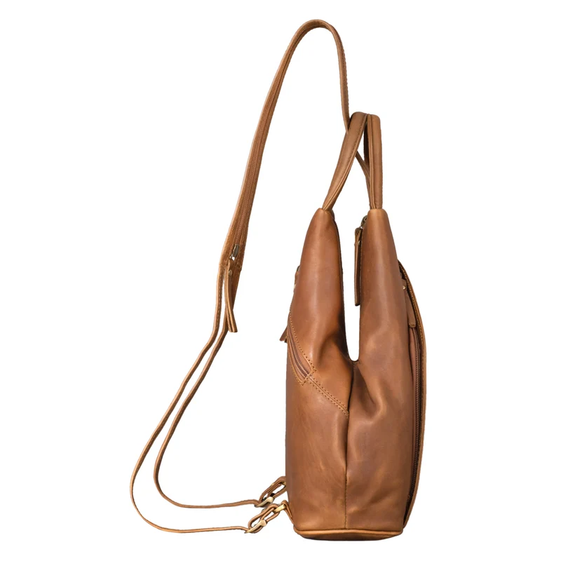 "Lyanna" Sling Bag Damen Crossbody Rucksack 2-in-1 Leder