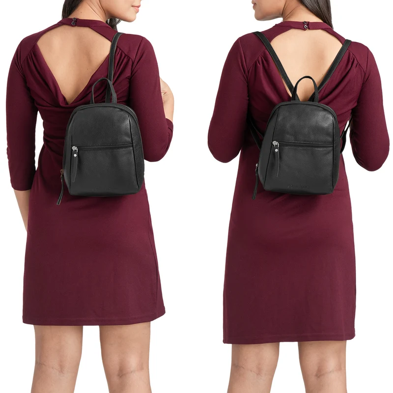 "Lia" Mini Rucksack Damen Leder