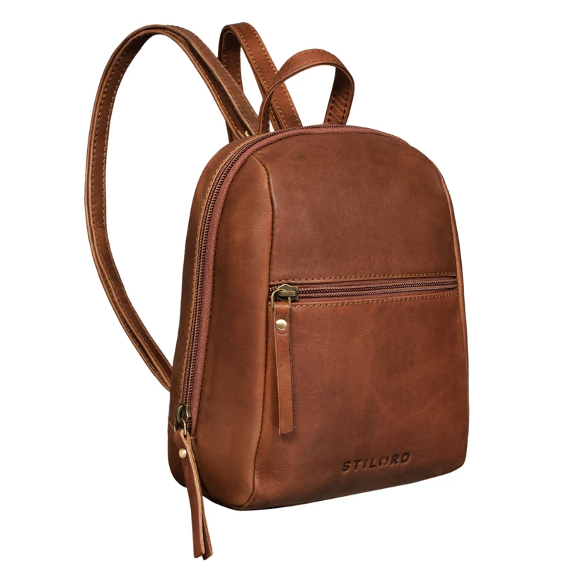 "Lia" Mini Rucksack Damen Leder