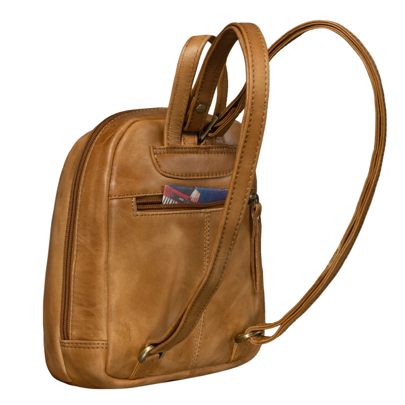 "Lia" Mini Rucksack Damen Leder