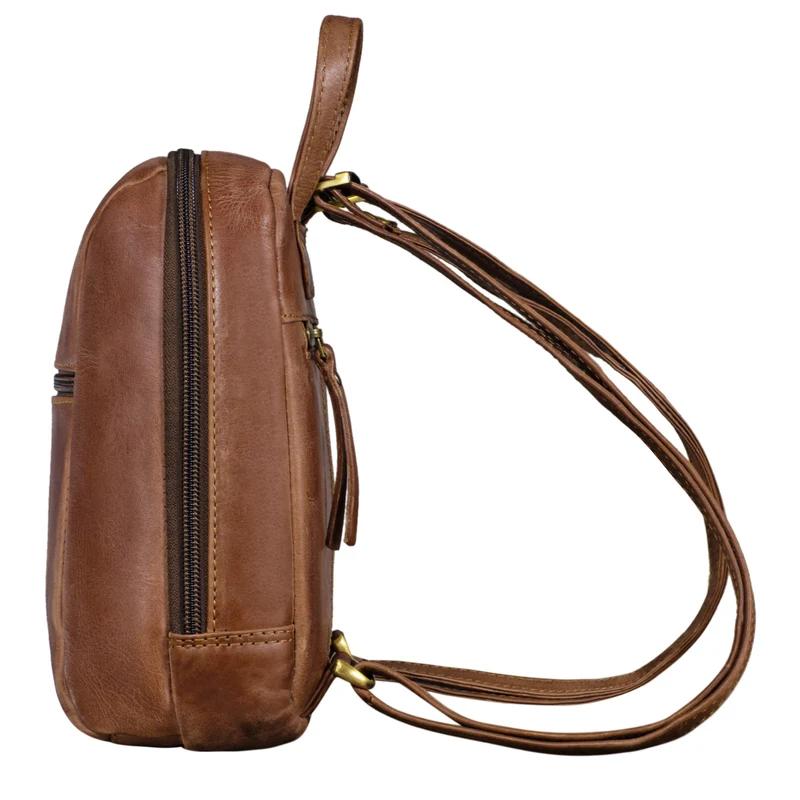 "Lia" Mini Rucksack Damen Leder