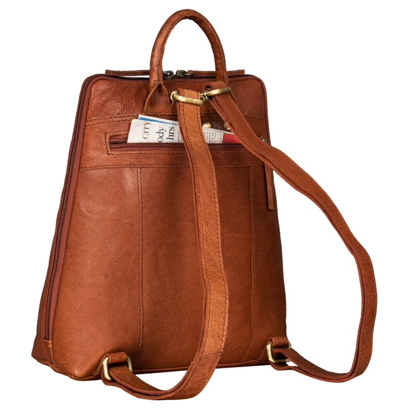 "Holly" Rucksack Frauen Klein Leder