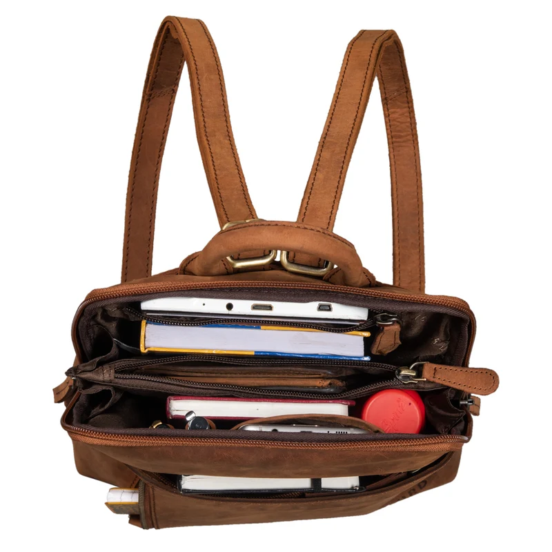 "Holly" Rucksack Frauen Klein Leder