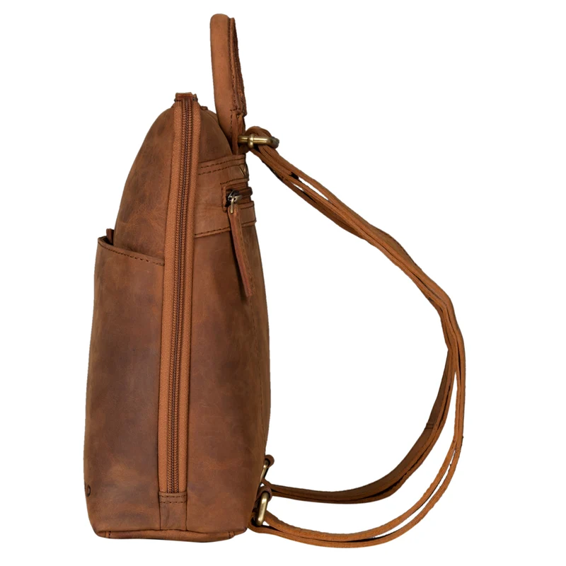 "Holly" Rucksack Frauen Klein Leder