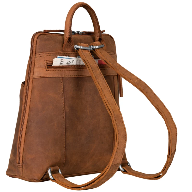 "Holly" Rucksack Frauen Klein Leder