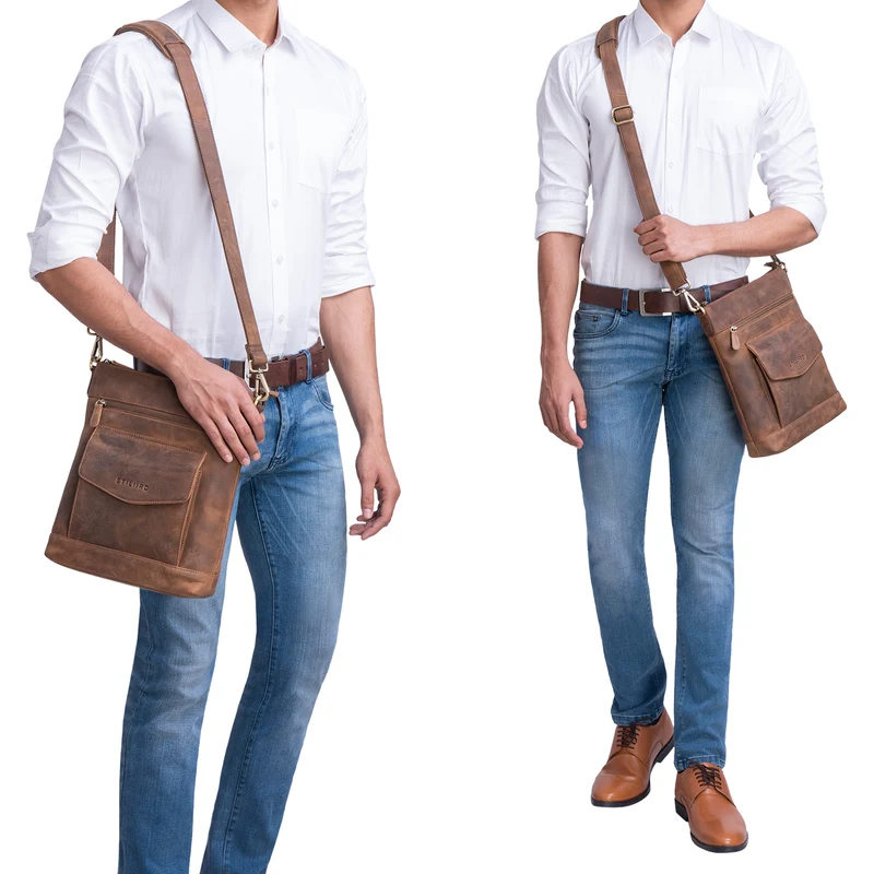 "Mailo" Vintage Ledertasche