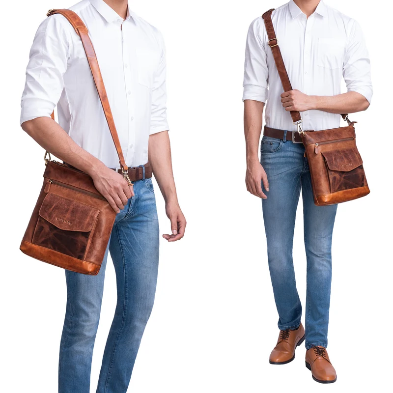 "Mailo" Vintage Ledertasche