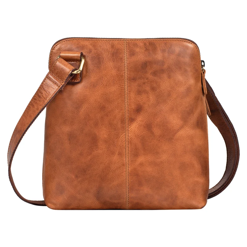 "Heike" Leder Umhängetasche Vintage