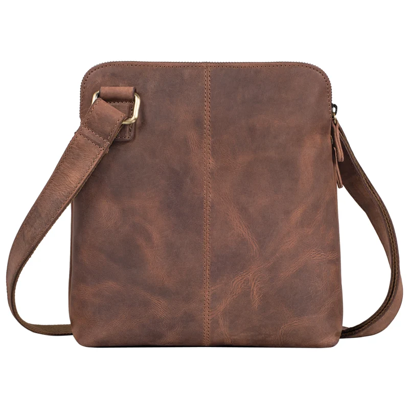 "Heike" Leder Umhängetasche Vintage