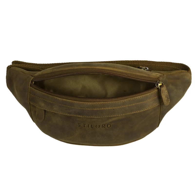B-WARE "Terry" Bauch Tasche Leder