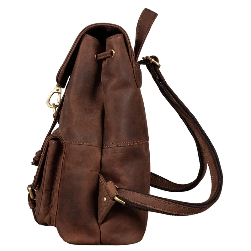 "Kacey" Daypack Damen Leder 13.3 Zoll Lederrucksack Unirucksack