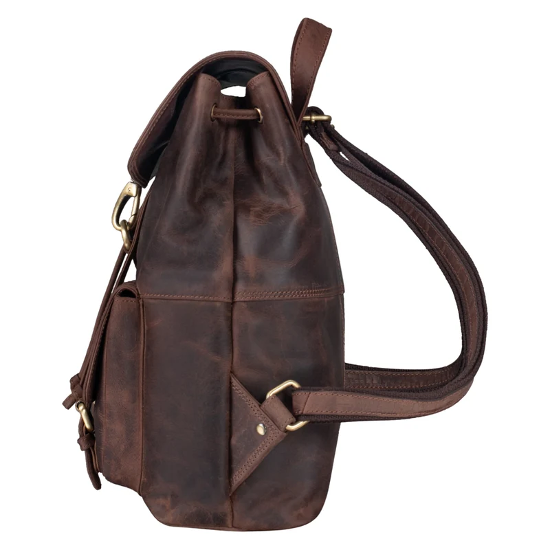 "Kacey" Daypack Damen Leder 13.3 Zoll Lederrucksack Unirucksack