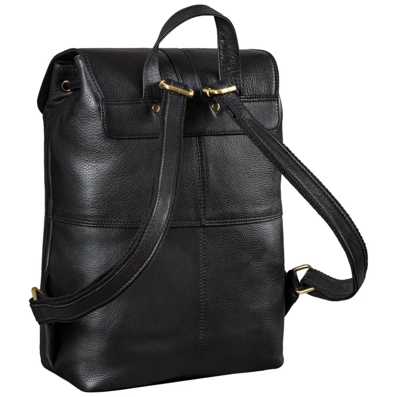 "Kacey" Daypack Damen Leder 13.3 Zoll Lederrucksack Unirucksack