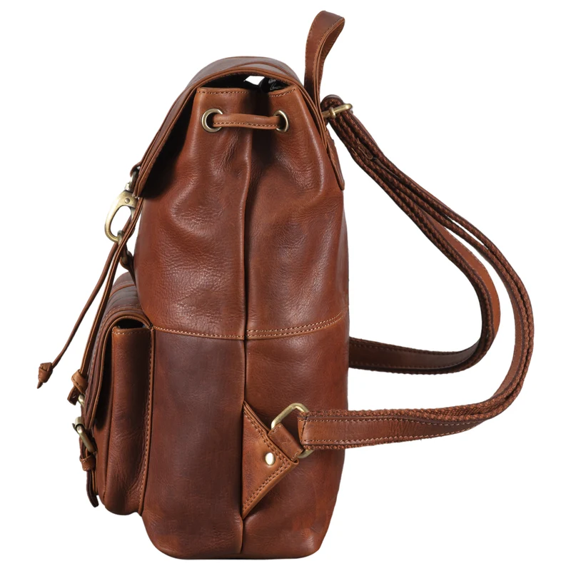 "Kacey" Daypack Damen Leder 13.3 Zoll Lederrucksack Unirucksack
