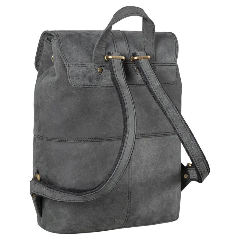 "Kacey" Daypack Damen Leder 13.3 Zoll Lederrucksack Unirucksack