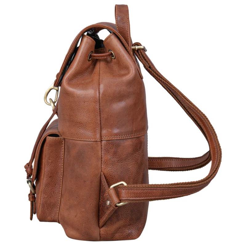 "Kacey" Daypack Damen Leder 13.3 Zoll Lederrucksack Unirucksack