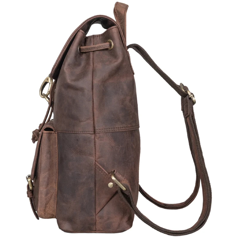 "Kacey" Daypack Damen Leder 13.3 Zoll Lederrucksack Unirucksack