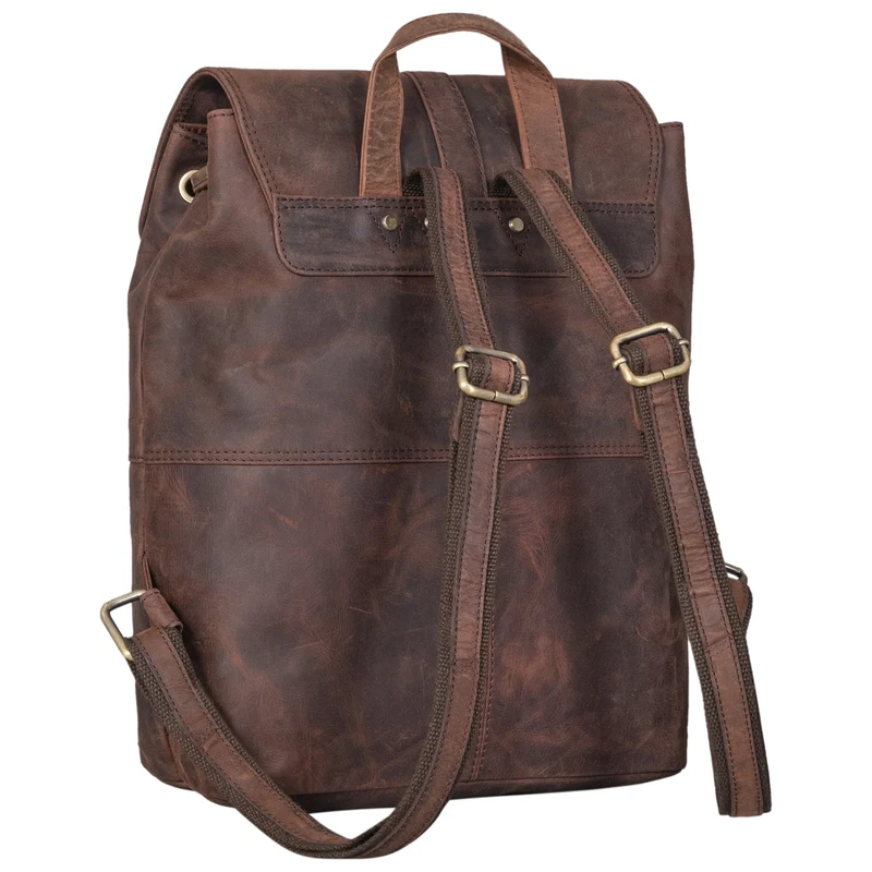 "Kacey" Daypack Damen Leder 13.3 Zoll Lederrucksack Unirucksack