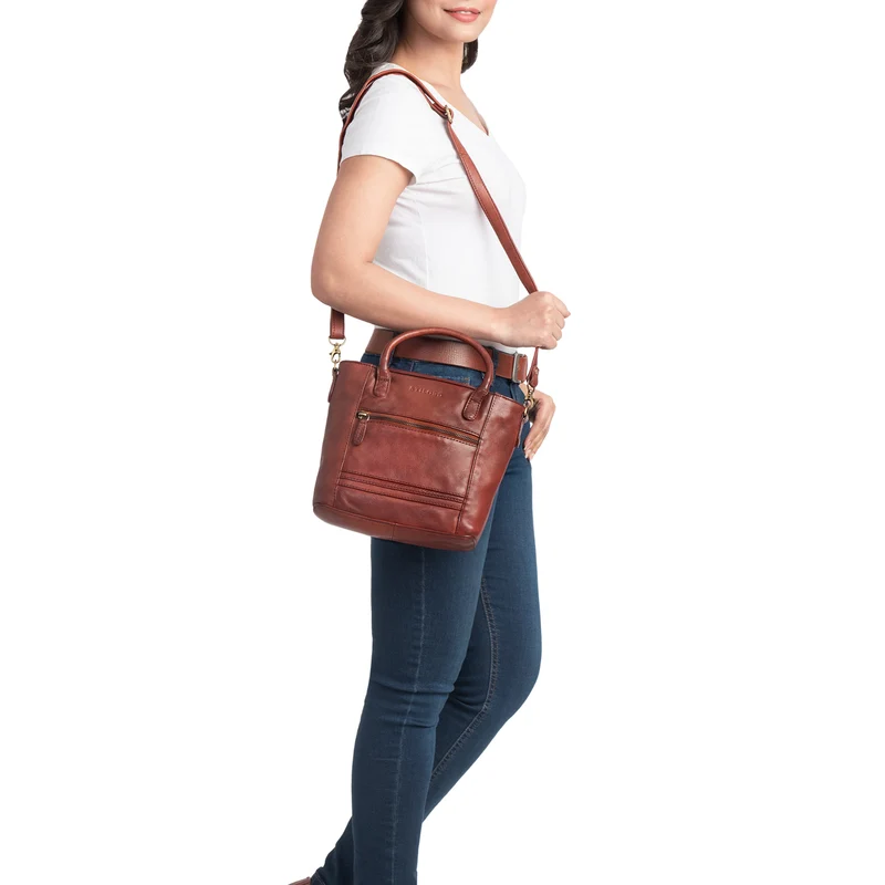 "Meghan" Leder Handtasche Damen