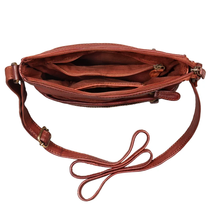 "Morgan" Vintage Damen Umhängetasche Klein