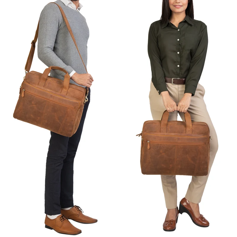 "Thompson" Vintage Ledertasche Business